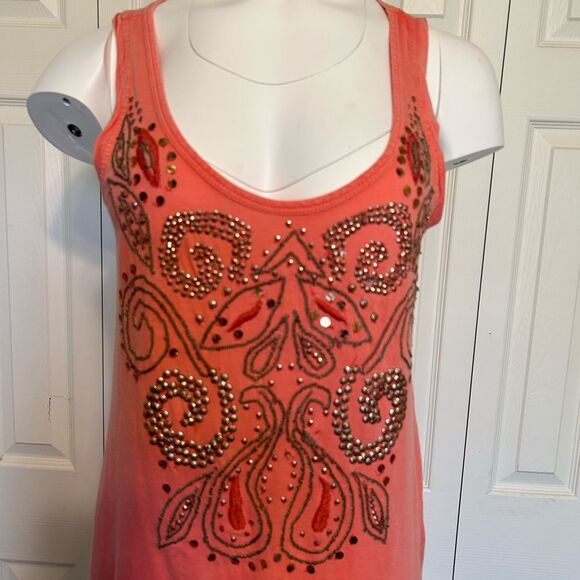 Free People Embroidered Sleeveless Mini Dress Tunic Coverup Top Size XS - Picture 10 of 10